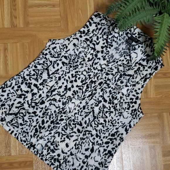 Carole Little, 0007,  Button Up Blouse / Size L - Picture 2 of 5